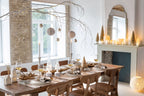 J-Line decoratie Kerstboom Op Voet - metaal/papier - wit - L