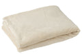 J-Line deken Snuggle - polyester - ecru