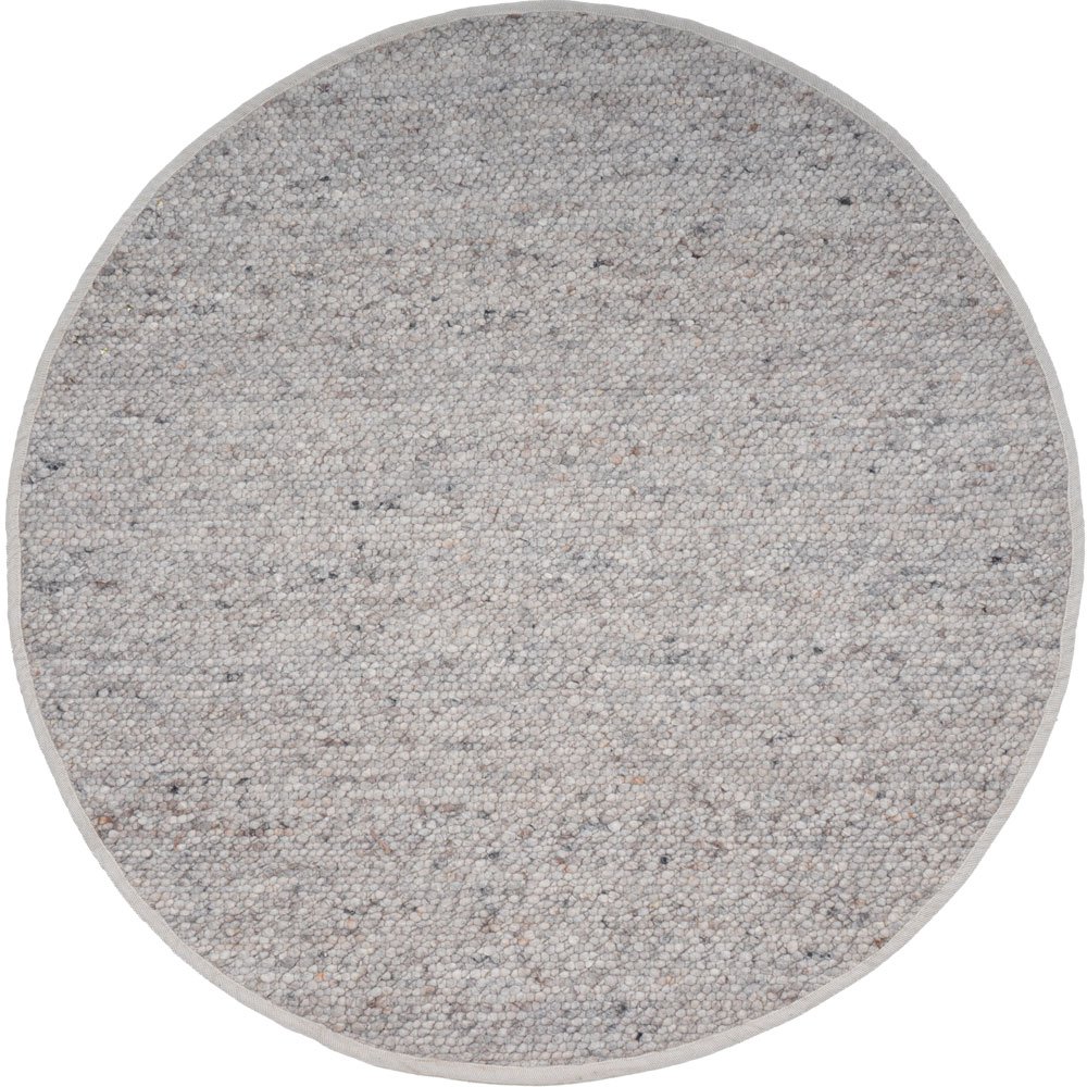 Vloerkleed Stone Licht Grijs 421 - Rond ø160 cm