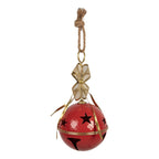 Kerstdecoratie Beeld Bel Ø 16x32 cm Rood Metaal