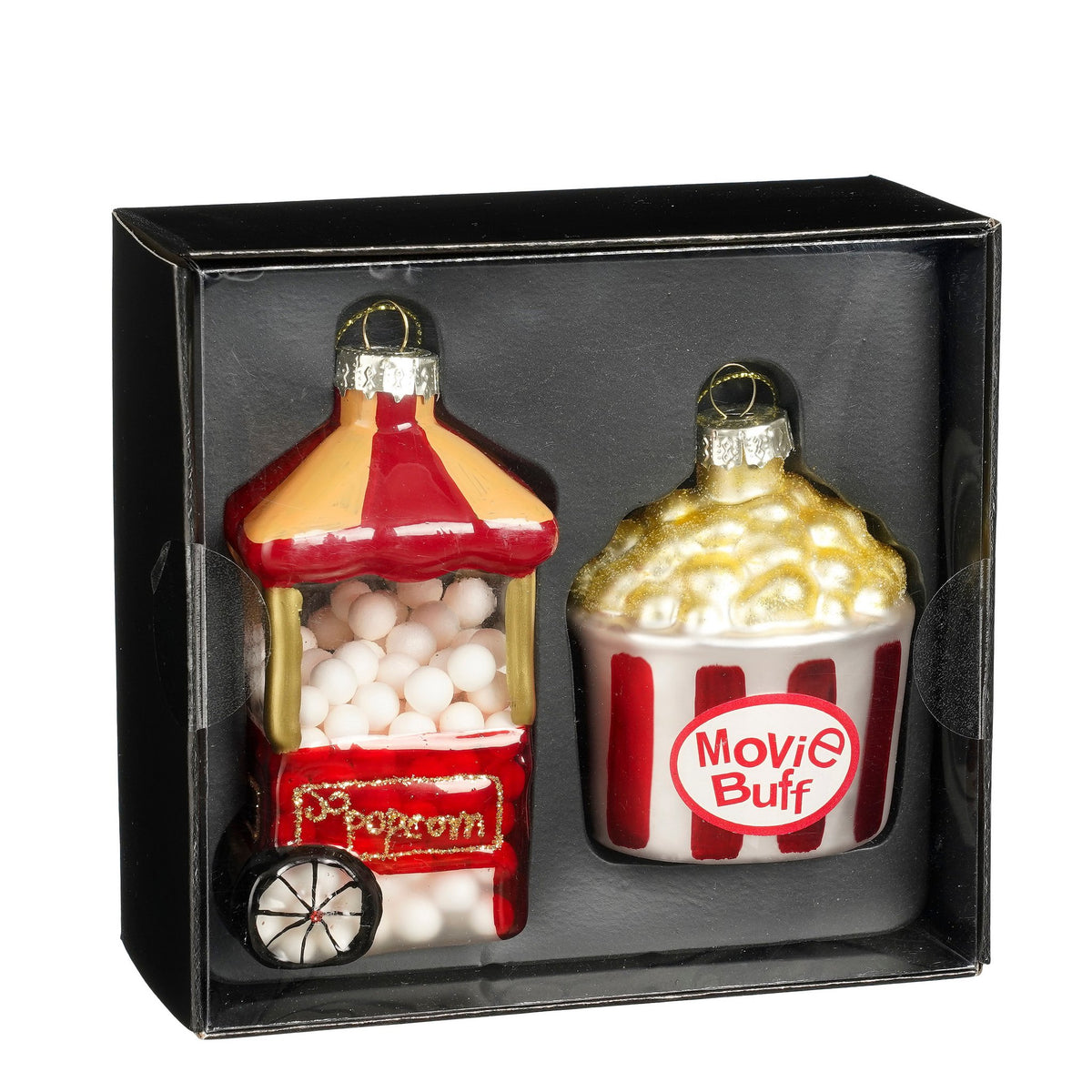 Ornament popcorn karretje
