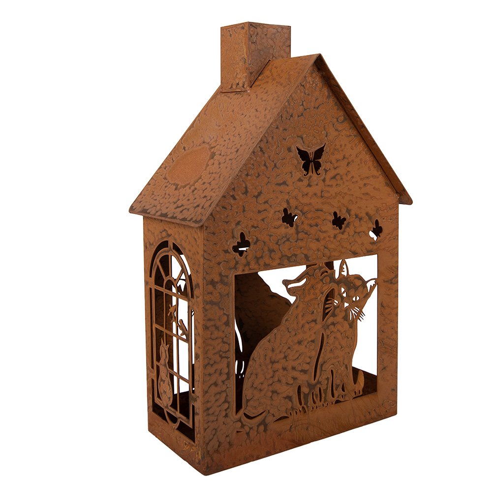 Decoratie Beeld 17x10x28 cm Bruin Metaal