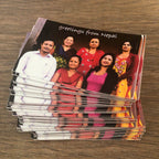 Luna-Leena Uil cadeauhanger - fuchsia melange - biologisch katoen - hand gehaakt in Nepal