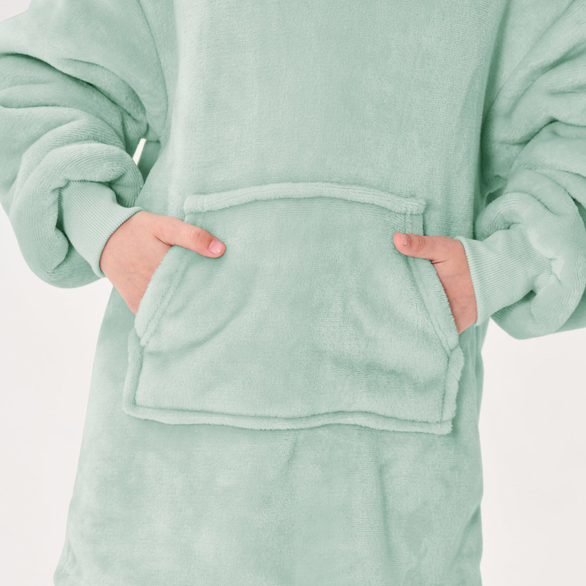 Textino Junior - Oversized hoodie 50x70 cm - Kinderen - Jadeiet - Groen