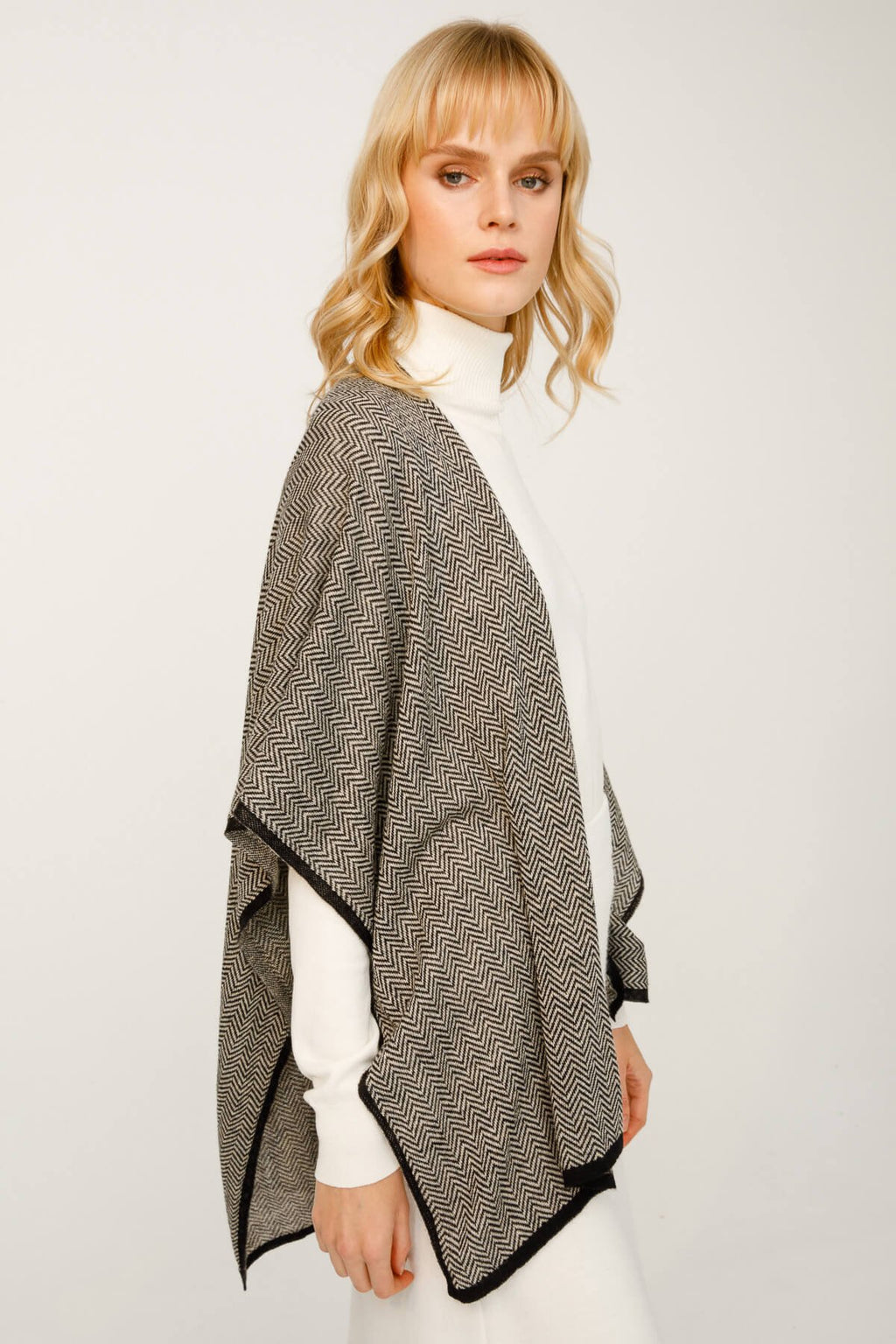 Lydia stal Black-Beige