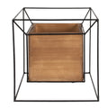 Plantenstandaard 26x26x26cm Zwart IJzer Bloempot