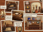 Cutebee, DIY Booknook, The Secret Rhythm, SZ03B, 18x11x23cm