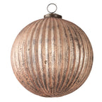 Kerstbal XL Ø 15 cm Roze Glas Kerstboomversiering