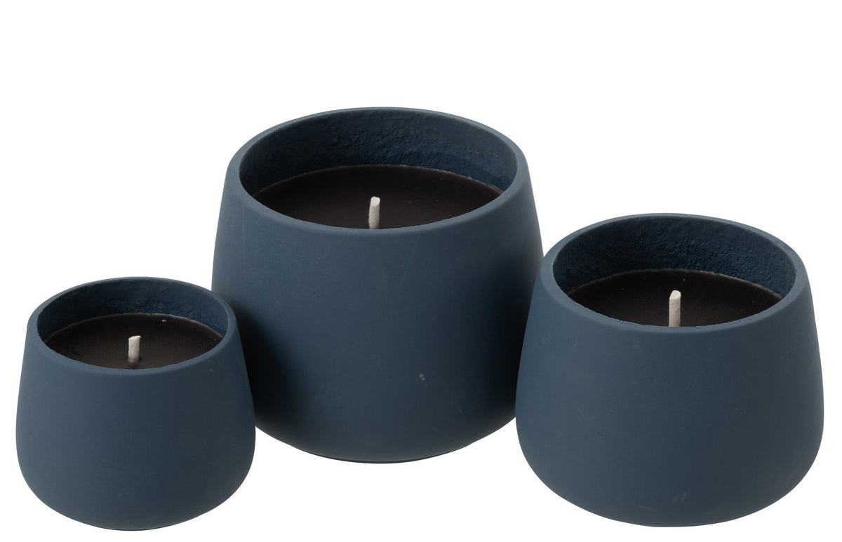 J-Line Buitenkaars Cyra Cement Blauw Large 45U