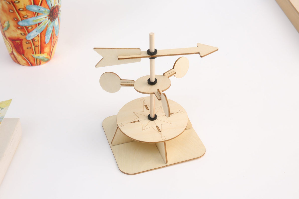 Bouwpakket Windwijzer/Windkrachtmeter- Science Kit