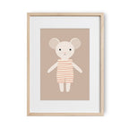 Kinderposter Muis Bertina, Eco Papier & Verpakking