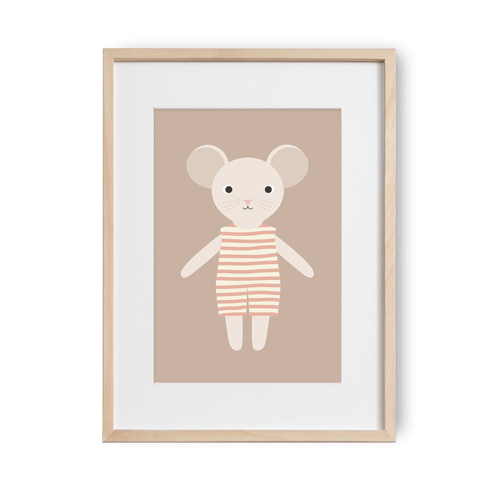 Kinderposter Muis Bertina, Eco Papier & Verpakking