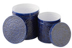 J-Line doos Pag - metaal - blauw - 2 stuks