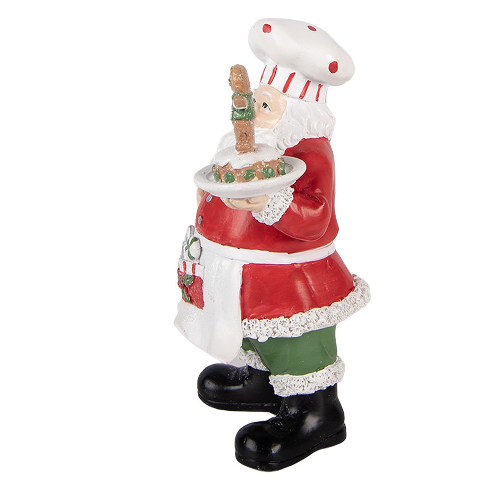 Kerstdecoratie Beeld Kerstman 9x7x16 cm Rood Kunststof