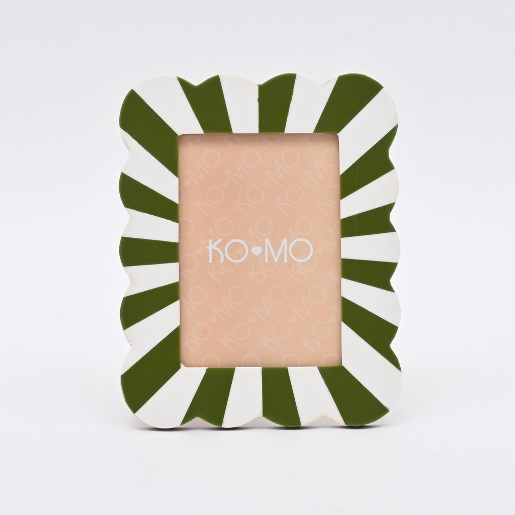 Groen & Wit Sint-Jacobs Fotolijst 5 x 7 Inch Hars MDF Decor