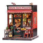 Cutebee, 3D DIY Huisje, Uncle Joe's Pizzeria, CWGC210,15,5x16,x19,5cm