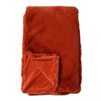 Dutch Decor Zinzi - Plaid 140x180 cm - Eenkleurig - Potters Clay - Oranje