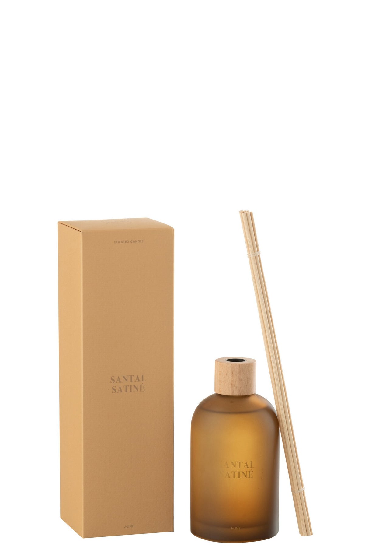 J-Line gerustokjes Accords Essentiels - Satijn Sandelhout - beige - 250 ml