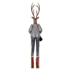 Kerstdecoratie Beeld Hert 19x15x65 cm Bruin Metaal