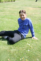 LewyLou NO4 Jogger zwart met logo