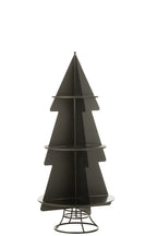 J-Line rek Kerstboom - metaal - zwart - M