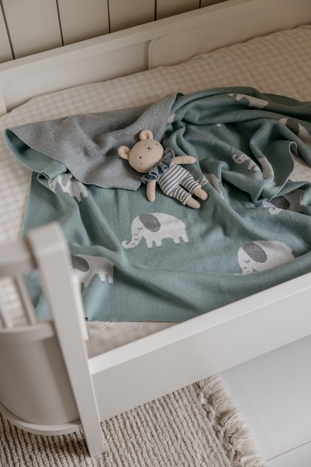 Gebreid speelgoed, babycadeau, beer Lorem