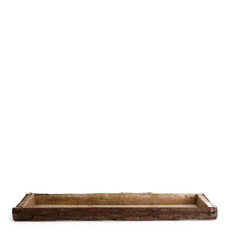 Berkenhouten bord 58x14x4cm natural-wash