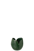 J-Line vaas Thibault - keramiek - groen - S