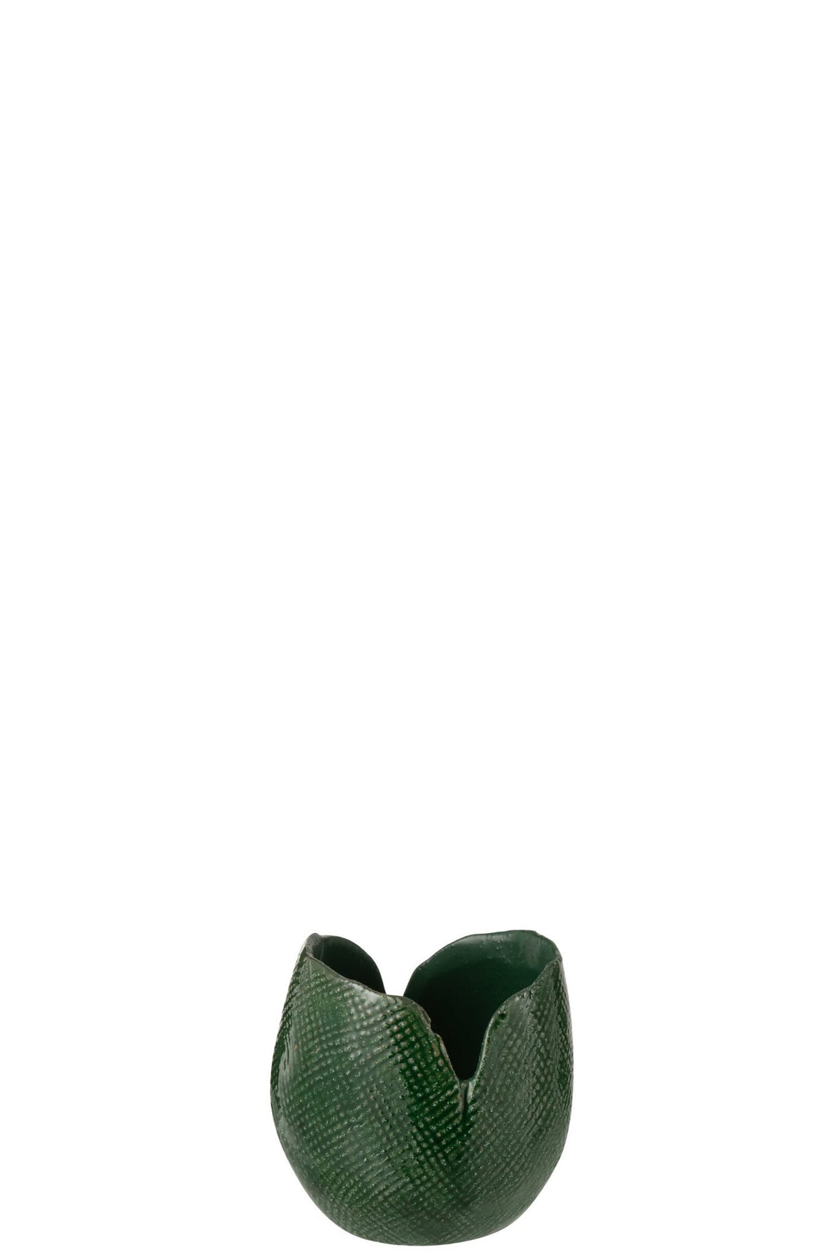 J-Line vaas Thibault - keramiek - groen - S