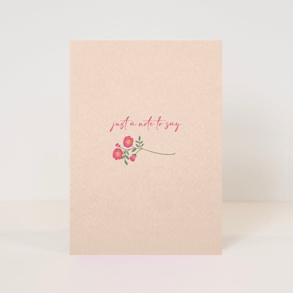 Postcard 'thank you'