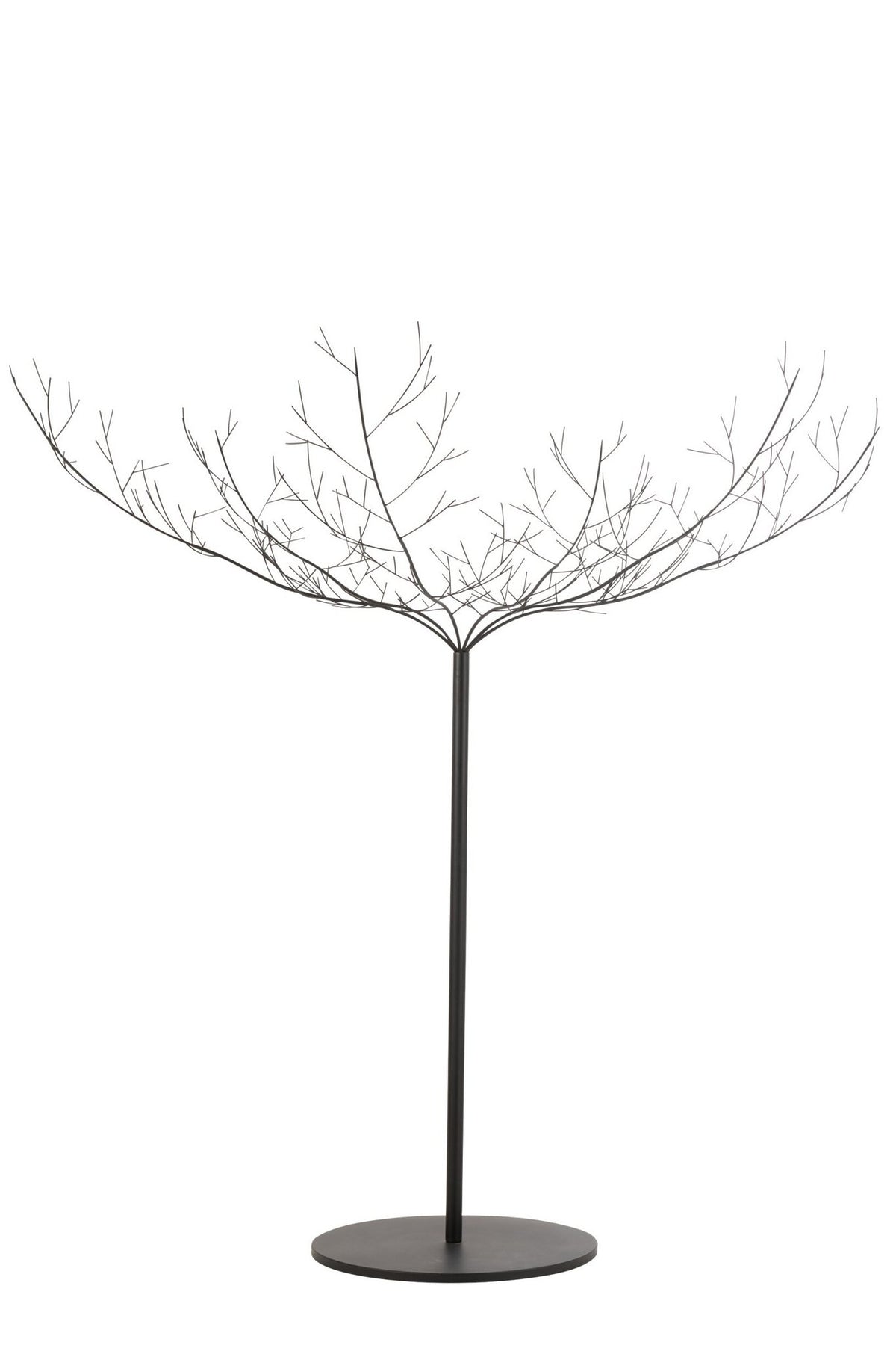 J-Line decoratie Boom - metaal - zwart - large