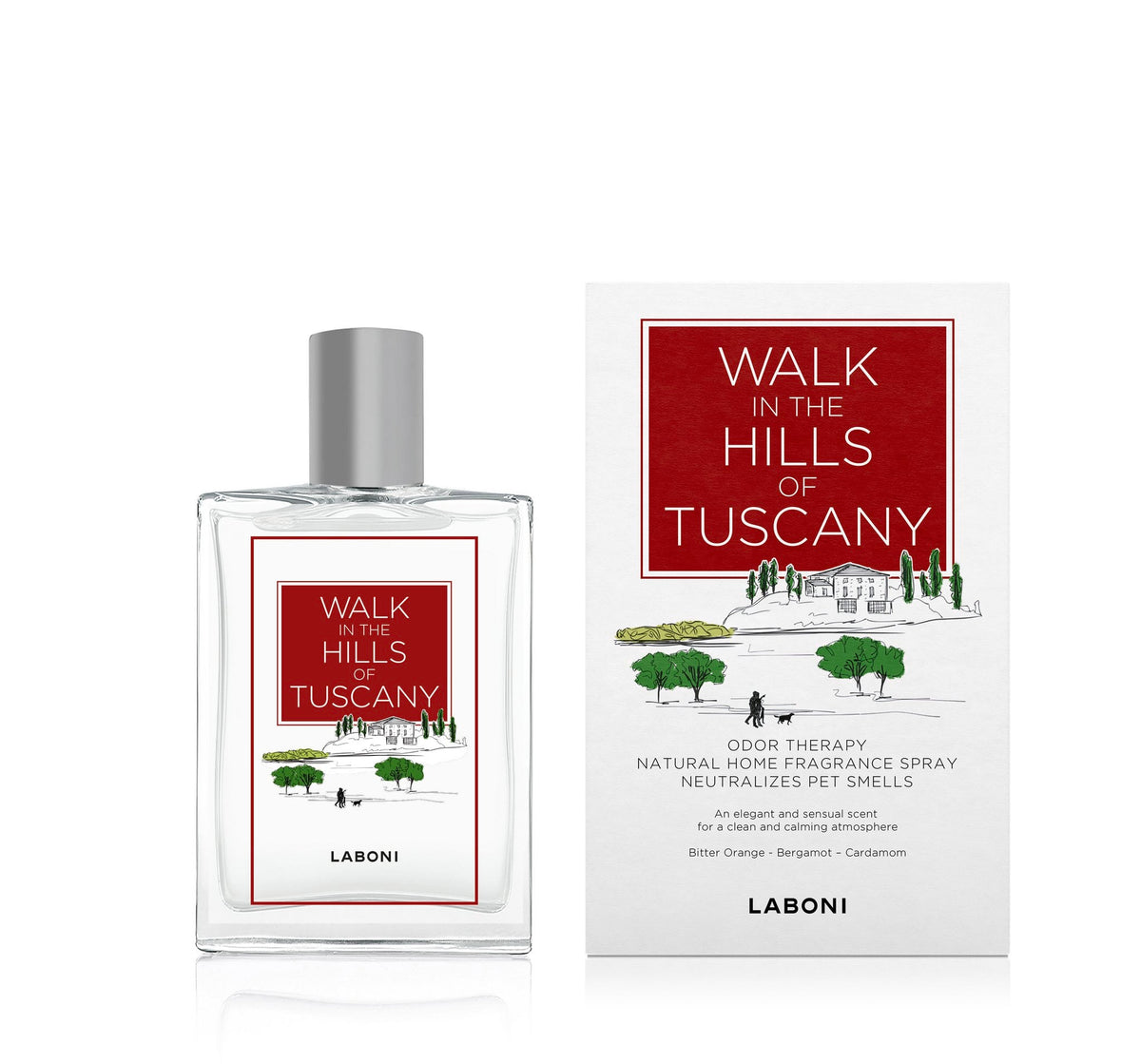 Walk in the Hills of Toscane - praktische geurspray om geurtjes te elimineren