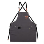 Keukenschort 75x66 cm Grijs Polyester