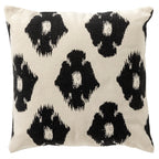 Nederlands decor rico - kussen 45x45 cm raaf - zwart