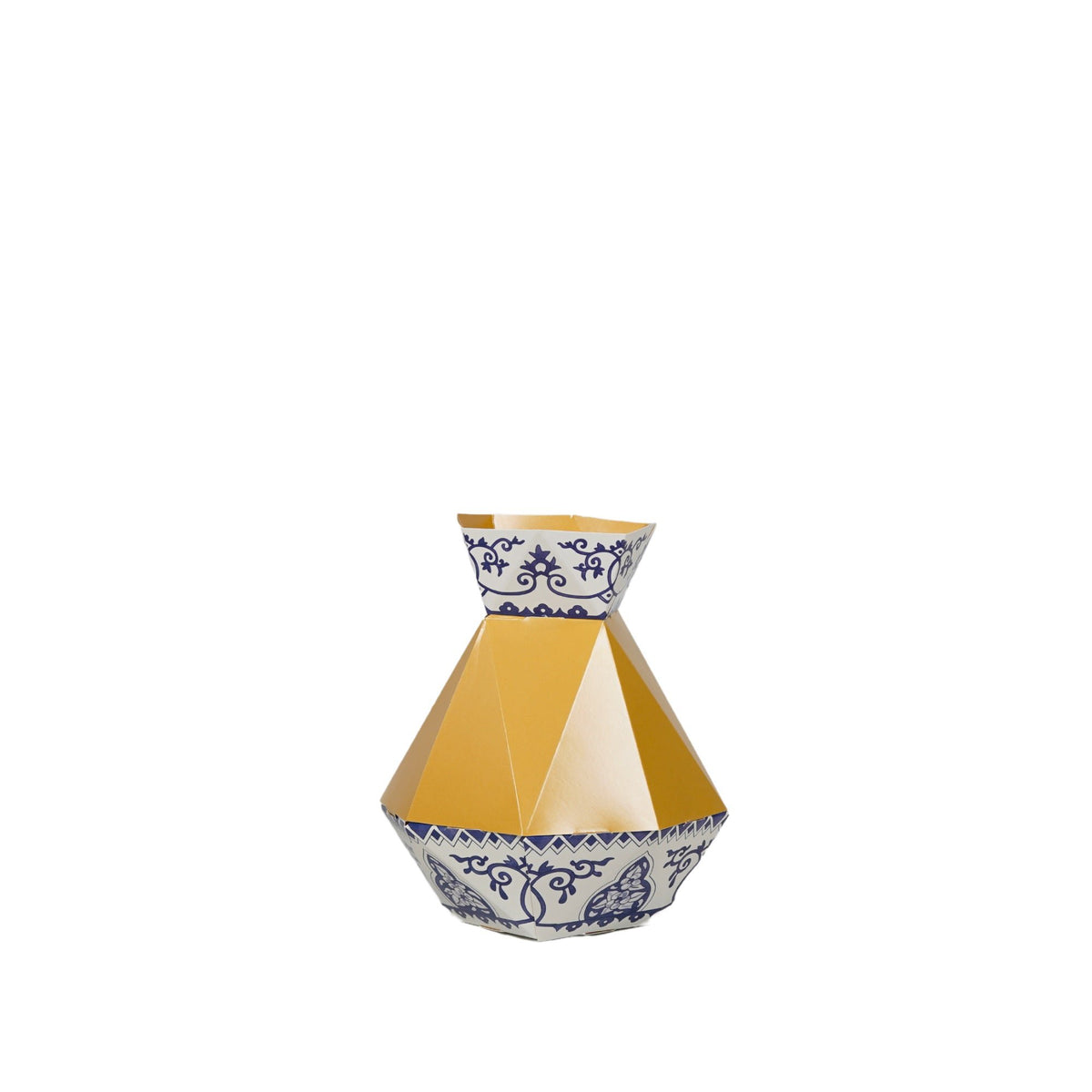 Gedroogde bloemen diy vaas - ‘Adriaan’ delft blauw