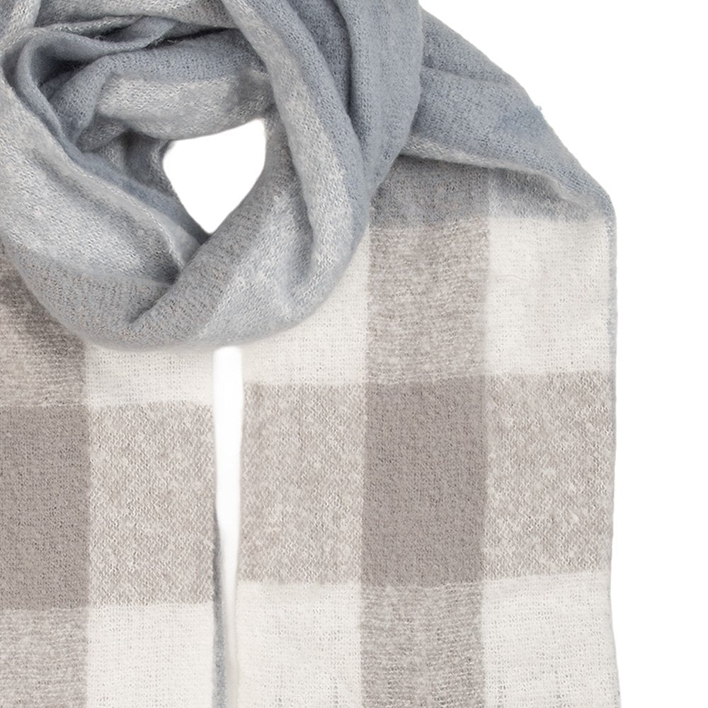 Wintersjaal Dames 50x210 cm Grijs Textiel