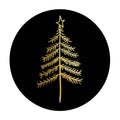 Tas Etiketten – Kerstboom - Zwart – 200 Stuks