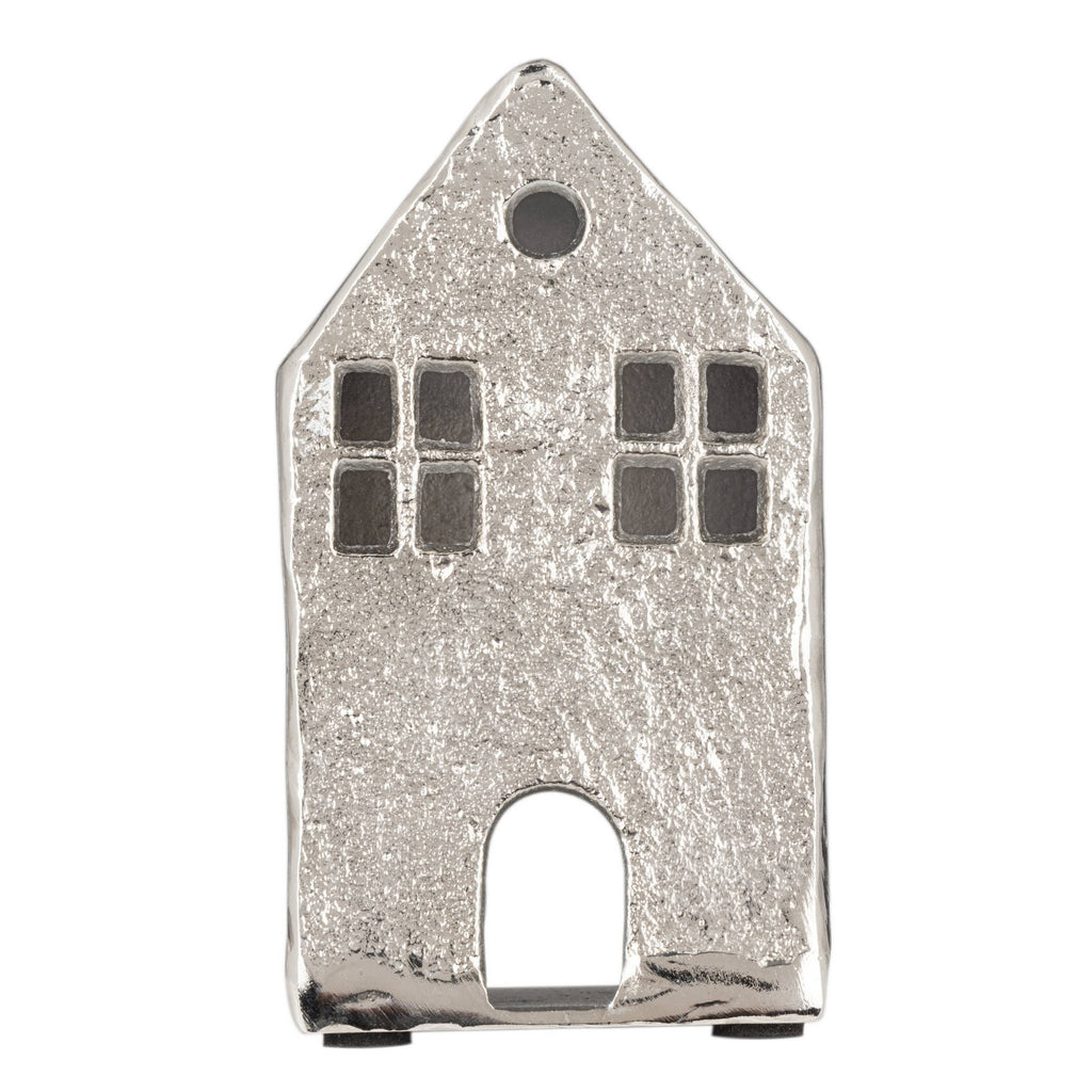 T-lichthouder Belderr Nikkel 8x14cm