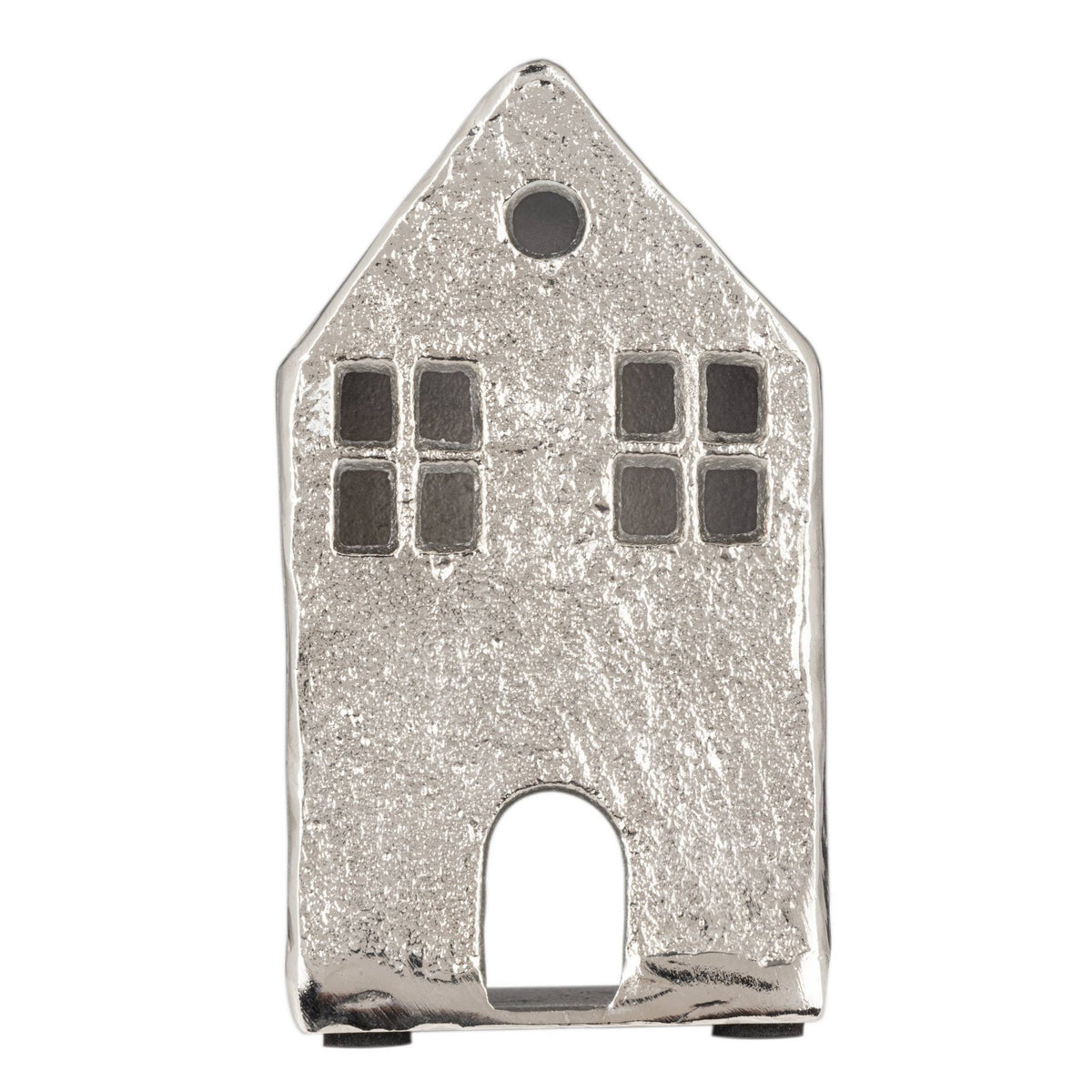 T-lichthouder Belderr Nikkel 8x14cm