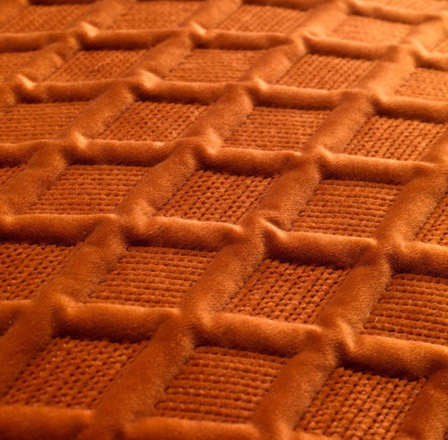 Antoinette | Kussen | 45x45 cm Potters Clay | Oranje | Hoii | Met luxe binnenkussen