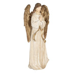 Kerstdecoratie Engel 23x12x47 cm Beige Kunststof