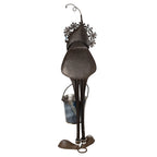 Decoratie Beeld Kabouter 67 cm Blauw Wit Metaal