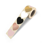 Spring/Summer '24 Hearts cadeaustickers op rol - 500 stuks