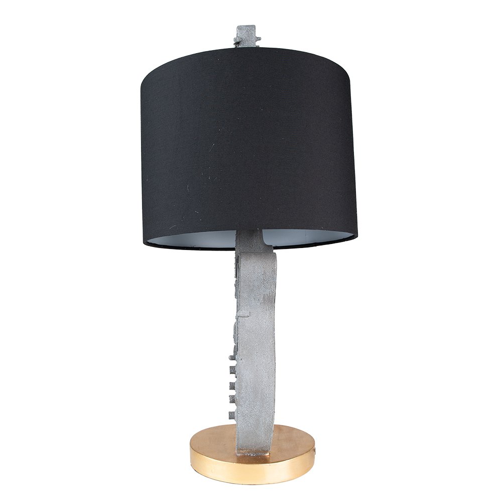 Tafellamp Gitaar Ø 30x68 cm Grijs Kunststof Bureaulamp