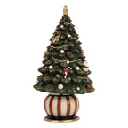 Muziekdoos Kerstboom Ø 13x23 cm Groen Kunststof
