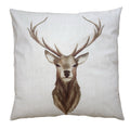 Kussenhoes 45x45 cm Beige Bruin Polyester Hert Sierkussenhoes