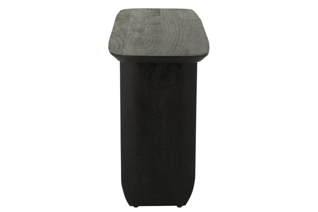 J-Line console - acaciahout - zwart