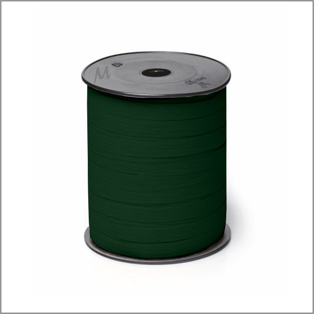 Paperlook krullint – 10 mm x 250 meter – donkergroen