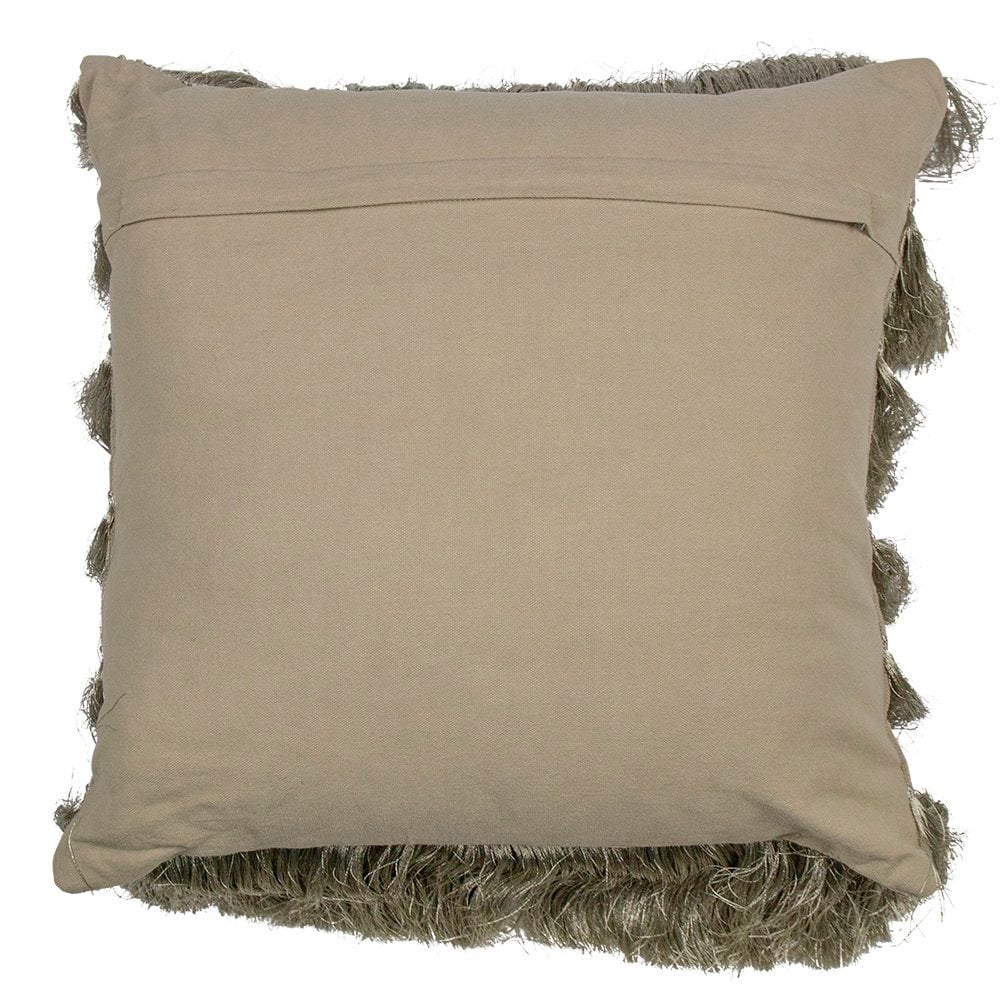 Kussen franjes goud 45x45cm