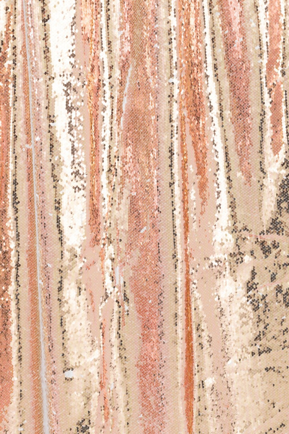 J-Line Gordijn Omkeerbaar Sequin Champagne/Wit